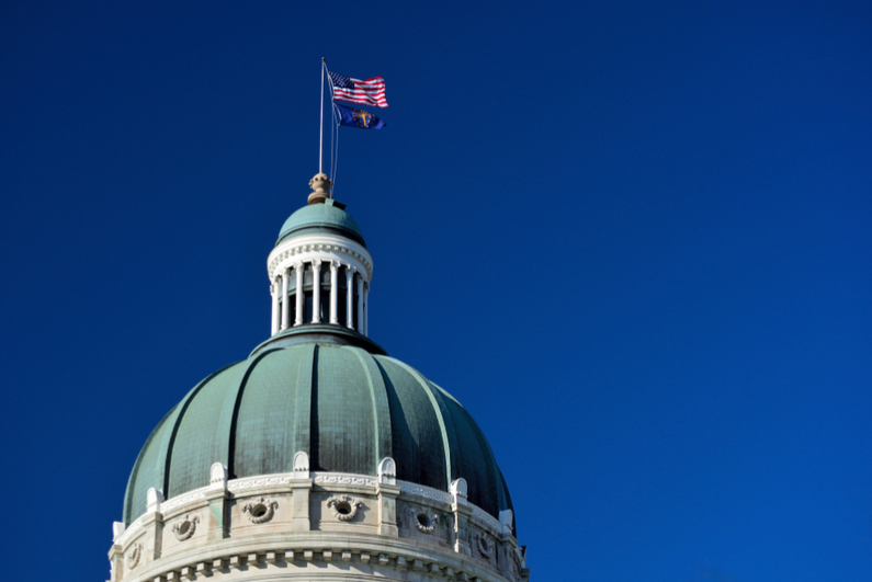 Dome of Indiana Statehouse