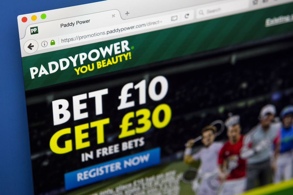 Paddy Power website promotion