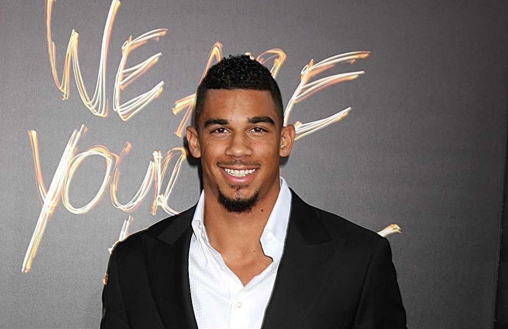 NHL player Evander Kane smiling