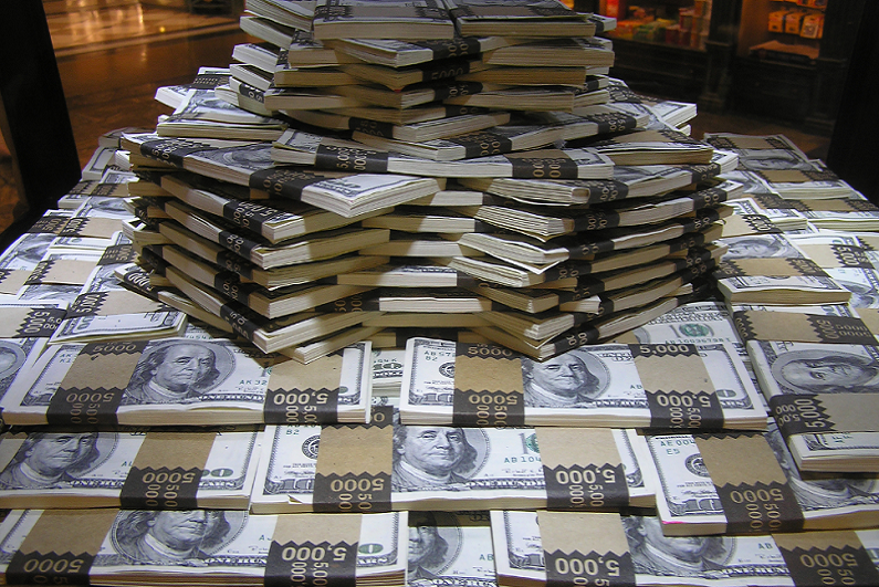 one million dollars in cash