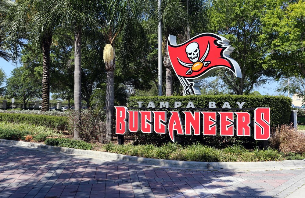 Tampa Bay Buccaneers outdoor sign