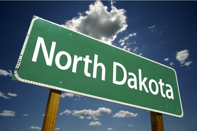 North Dakota sign