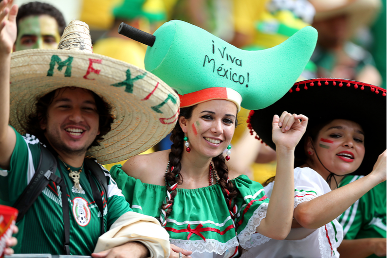 Mexican soccer fans