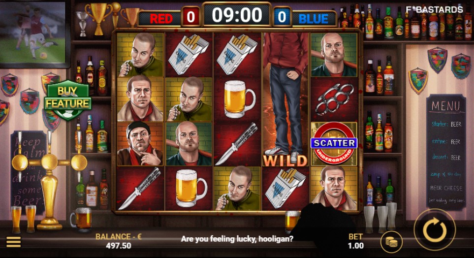 Football Hooligans slot reels by FBASTARDS - best new online slots of the week